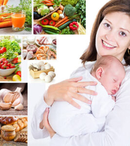 Diet for breastfeeding mothers